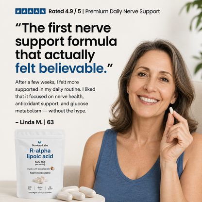 Nuviora Labs R-Alpha Lipoic Acid Softgels